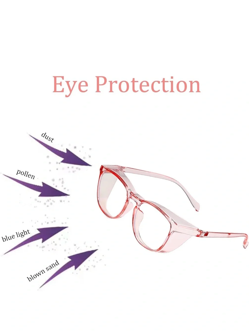 3 PCS Safety Glasses Goggles For Women Nurses Protective Eyewear,Anti Fog Saf...